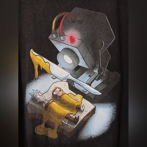 2017 Rick & Morty Buttery Death Machine T-shirt, Sz M